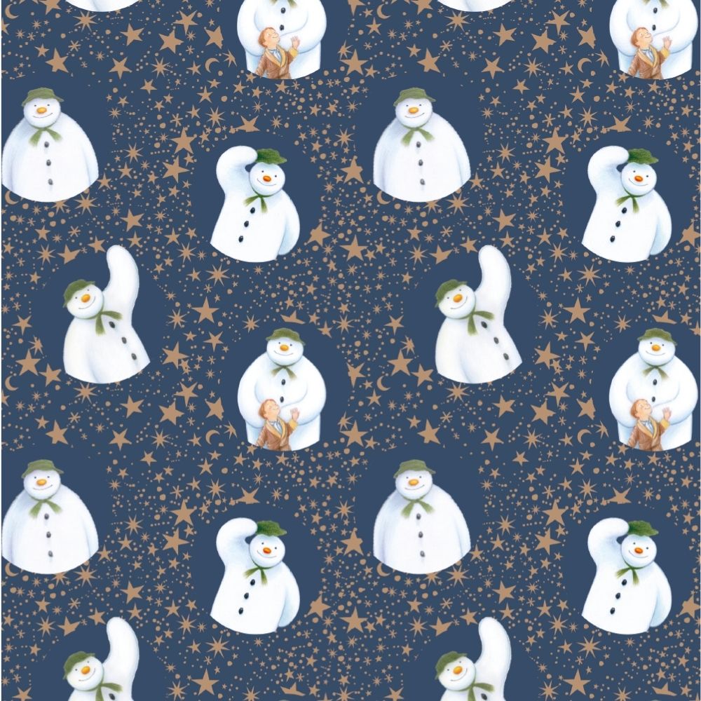 The Snowman Christmas 4m Roll Wrapping Paper Official Product