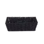 Black Paper Rope Tray | Medium | Black