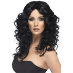 Glamour Long Curly Wig | Black