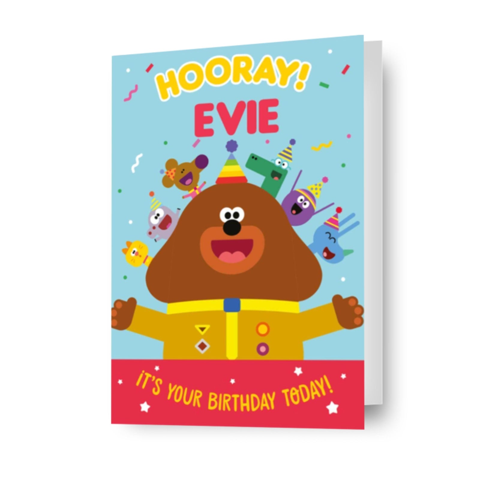 Personalised 'hooray!' Birthday Card Official Product
