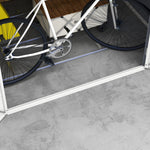 Garden Shed Tool Storage House With Lockable Door, Kit | Large | Gray