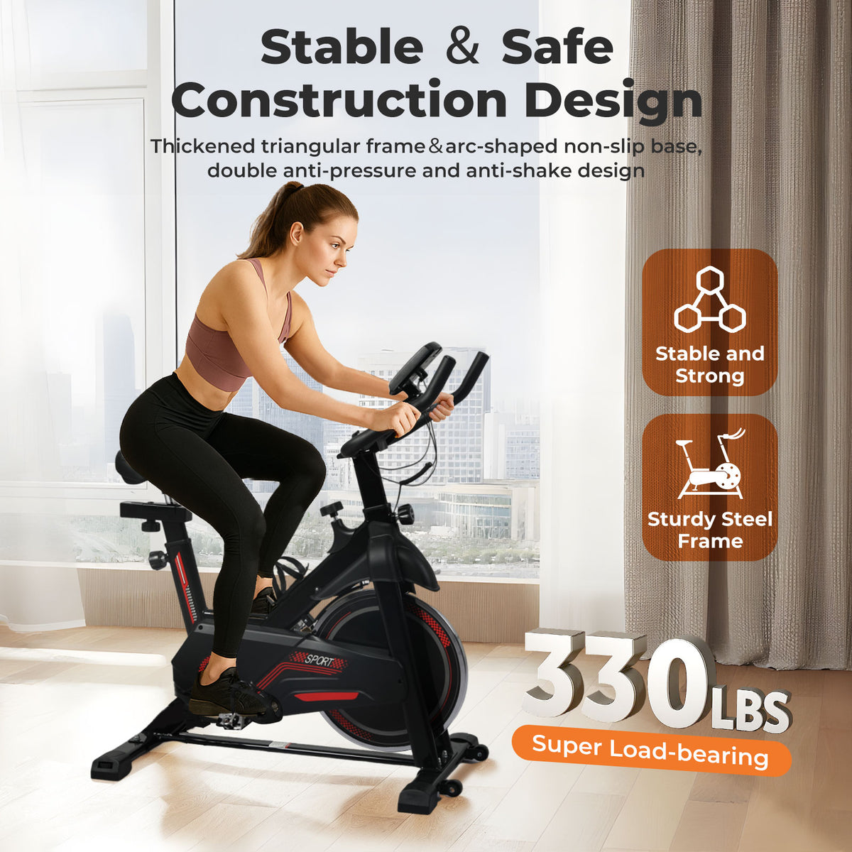 Centra Magnetic Exercise Bike Indoor Cardio Spinning Training Fitness