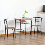 3pc Bar Table Set, Industrial Style