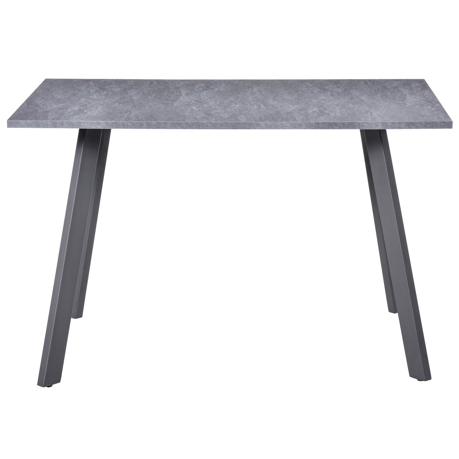 Rectangular Dining Table, Metal Legs, Spacious