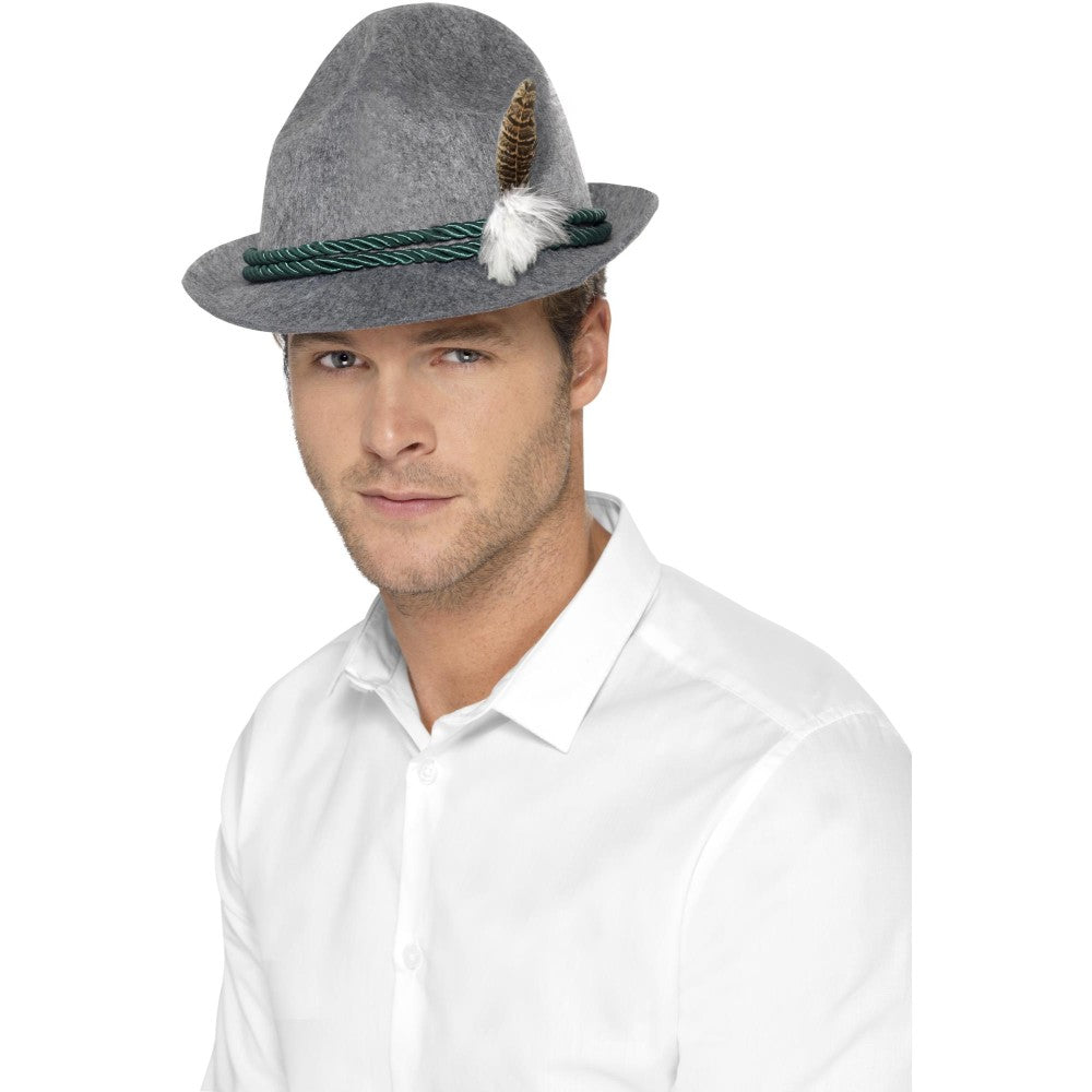 German Trenker Hat With Feather