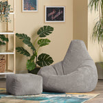 Dalton Cord Bean Bag Chair & Pouffe