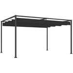 4x3(m) Metal Pergola Gazebo Patio Sunshelter Retractable