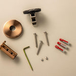 Towel Hook, Robe Hook, Coat Hook, Matt Black, Architect S+ Collection