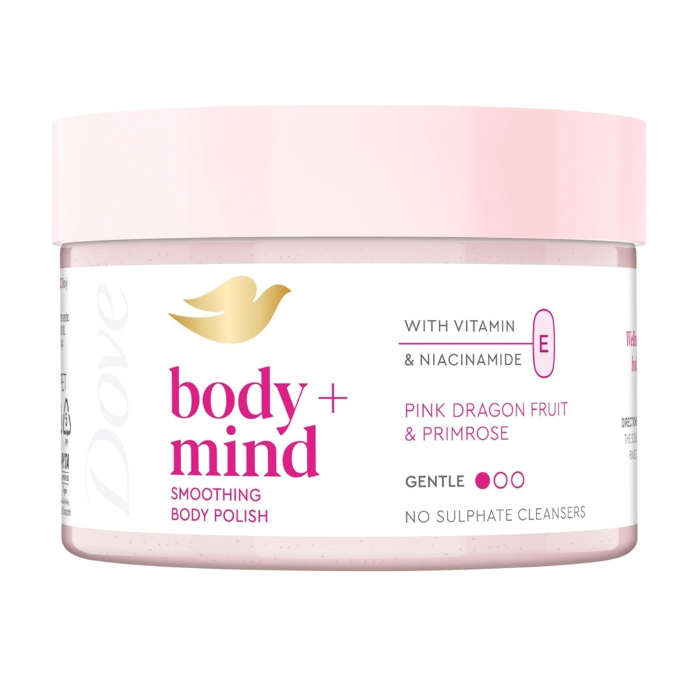 Body + Mind Smoothing Body Scrub, Dragon Fruit, 295ml | Set-of-6