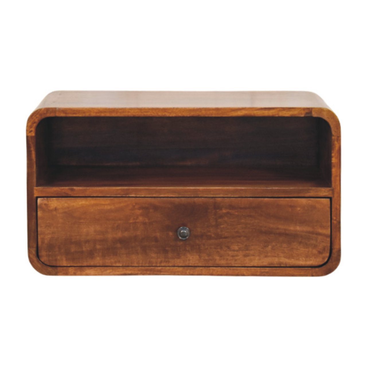 Artisan Furniture Solid Wood Avora Wall-mounted Chestnut Nightstand