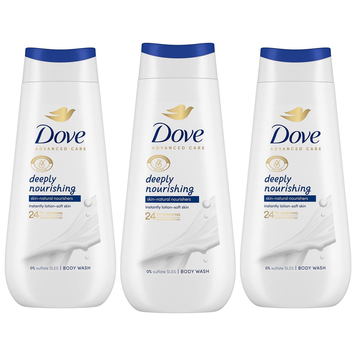 Advanced Care Bodywash Deeply Nourishing 24h Renewingmicromoisture, 3x225ml