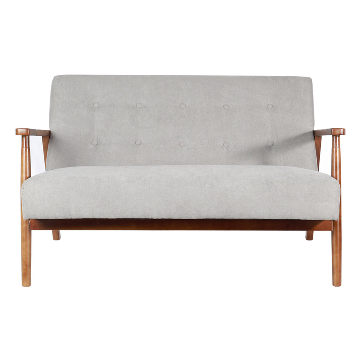 2-seater Sofa With Wooden Frame
