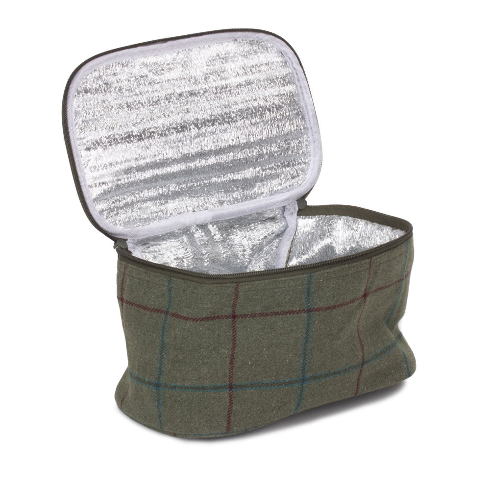 H163  Small Tweed Cooler Bag