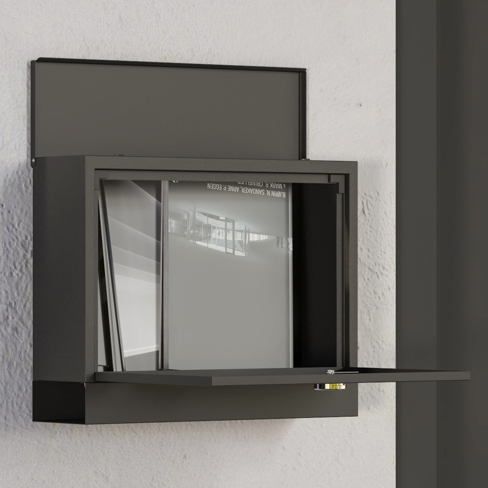 Wall Mounted Mailbox With 2 Keys