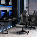 Pu Leather Gaming Chair W/ Lumbar