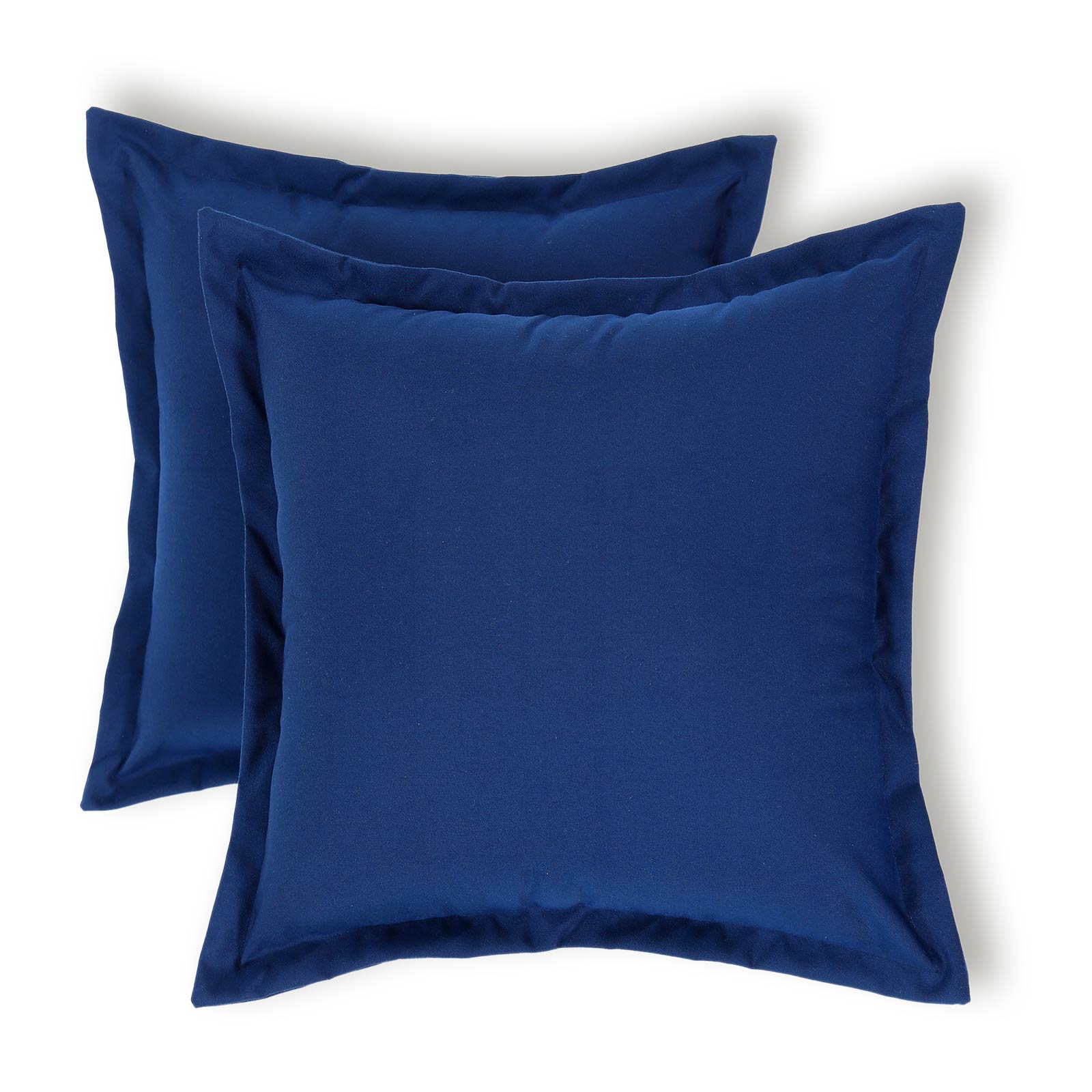Plain Outdoor Cushion 45 X 45 Cm, Set Of 2 | 45cm x 45cm | Navy Blue