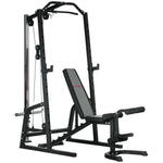 Smith Machine Power Rack With Pull Up Bar, Lat Pull Down System