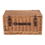 Wicker Double Steamed 51cm Picnic Basket | Brown