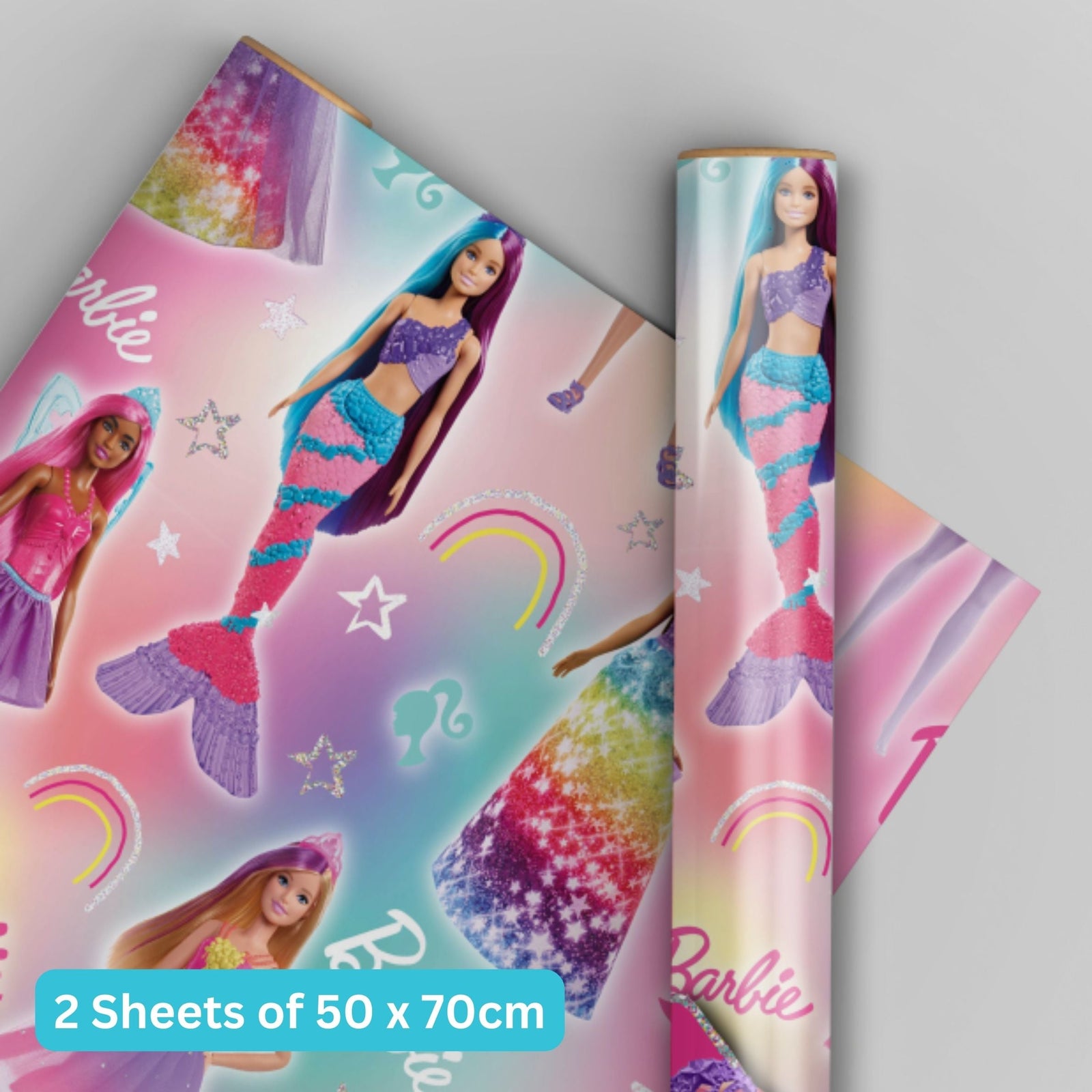 2 Sheets & 2 Tags Wrapping Paper