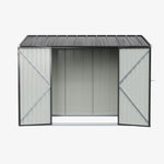 Breeins 10x5 FT Pent Roof Metal Garden Tool Storage Shed
