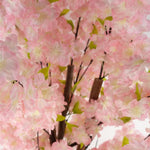 Leaf 150cm Artificial Pink Cherry Blossom Tree