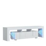 Aria Tv Unit 160cm With Led Lights | White