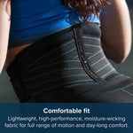 Back Pro - Compression Support Adjustable Compression Straps | Small/Medium | Black