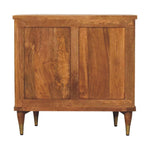 Solid Mango Wood, 3 Drawers, Dark Brown