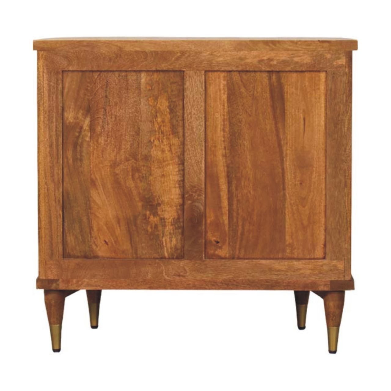 Solid Mango Wood, 3 Drawers, Dark Brown