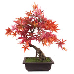 Artificial 50cm Red Maple Bonsai Tree