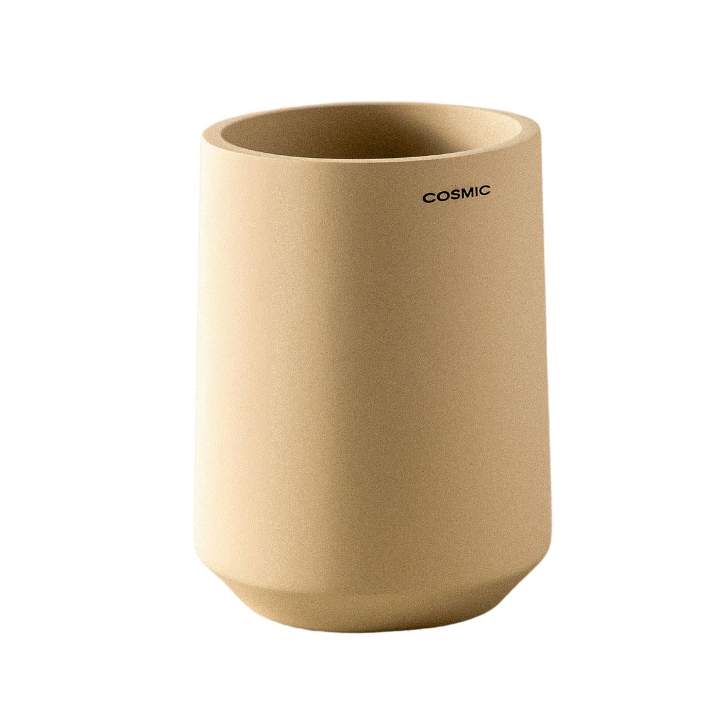 Toothbrush Holder, Big Capacity, Durable, Polyresin, Sand, Saona