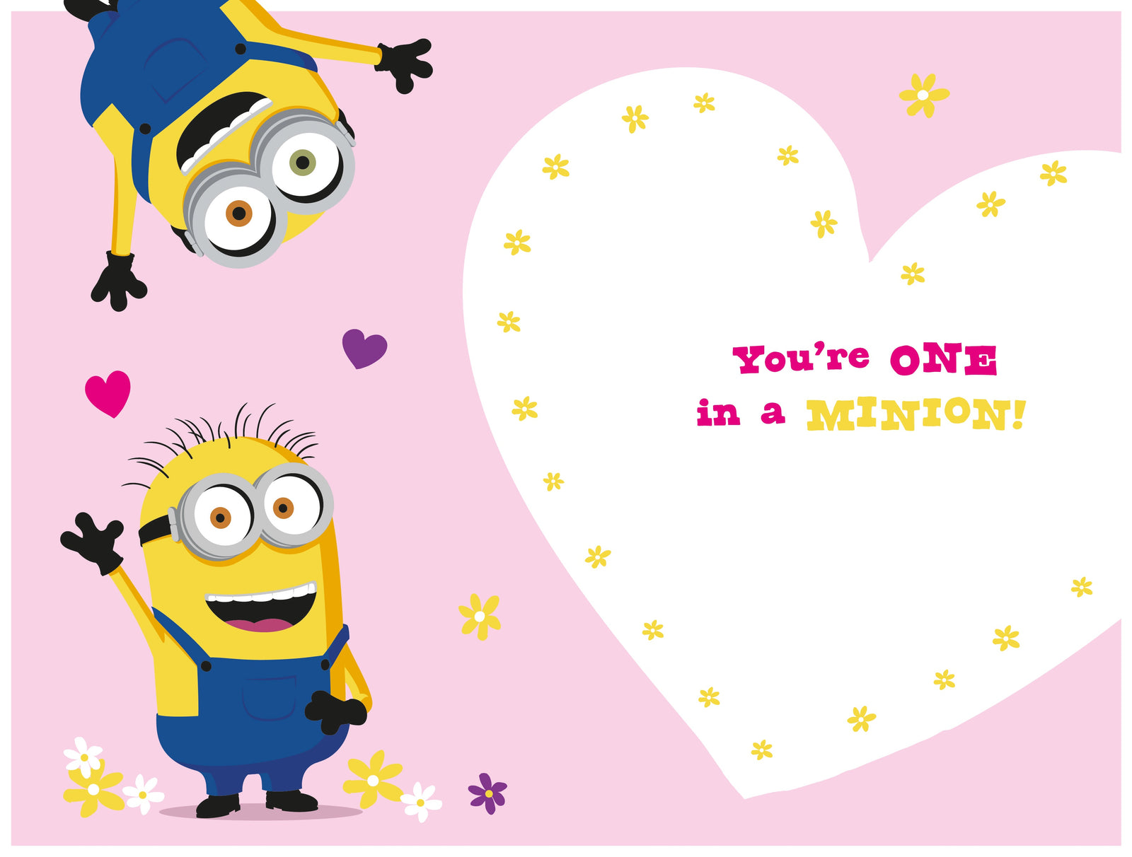 Minions 'from Both Of Us' Mother's Day Card Official Product