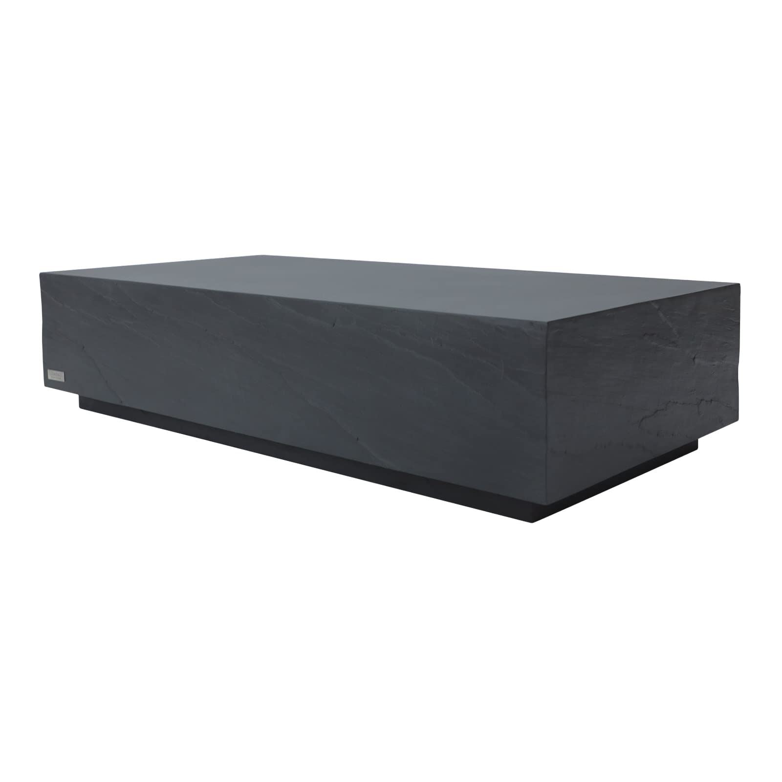 Colorado Grc Rectangular Coffee Table | Slate Black