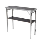 2-tier Portable Aluminium Alloy Bar Table