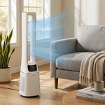 Midea Ams150-pbw Air Purifier Bladeless Fan ,white