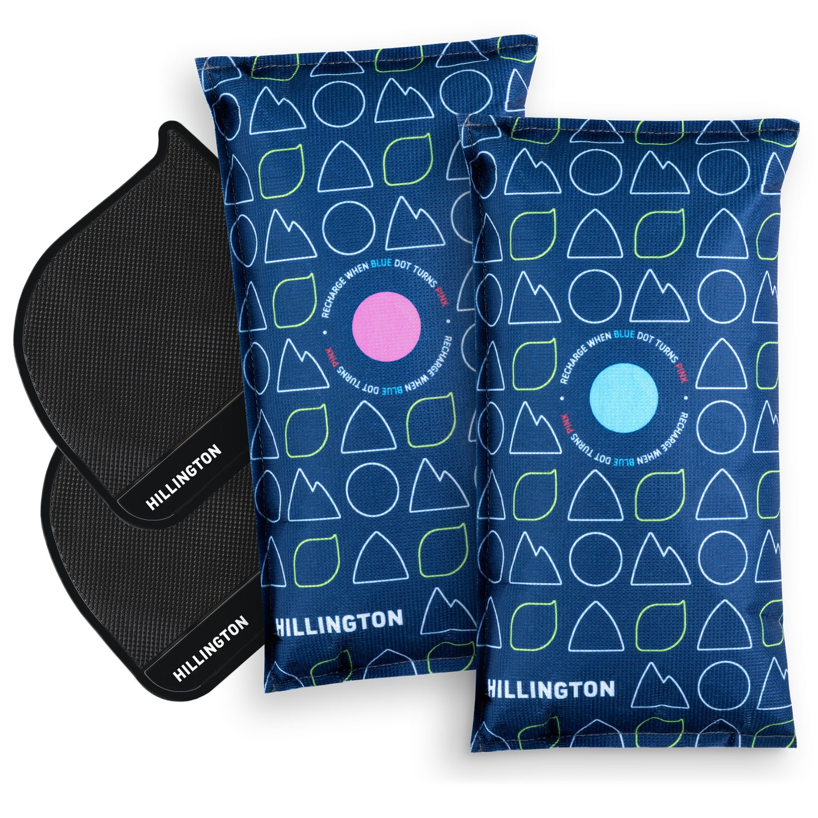 1kg Car Dehumidifier Bags 2 Pack Reusable Moisture Absorbers