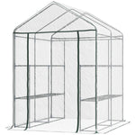Walk-in Greenhouse With 8 Shelves