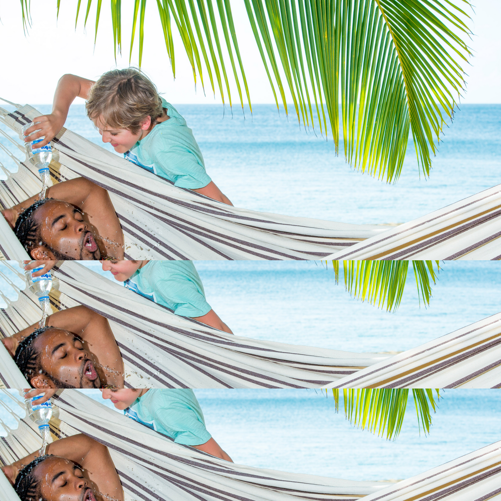 Barbados Cappuccino Double Cotton Traditional Garden Hammock With Bag