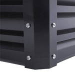 Outdoor Modular Metal Raised Garden Bed | One Size | Grey