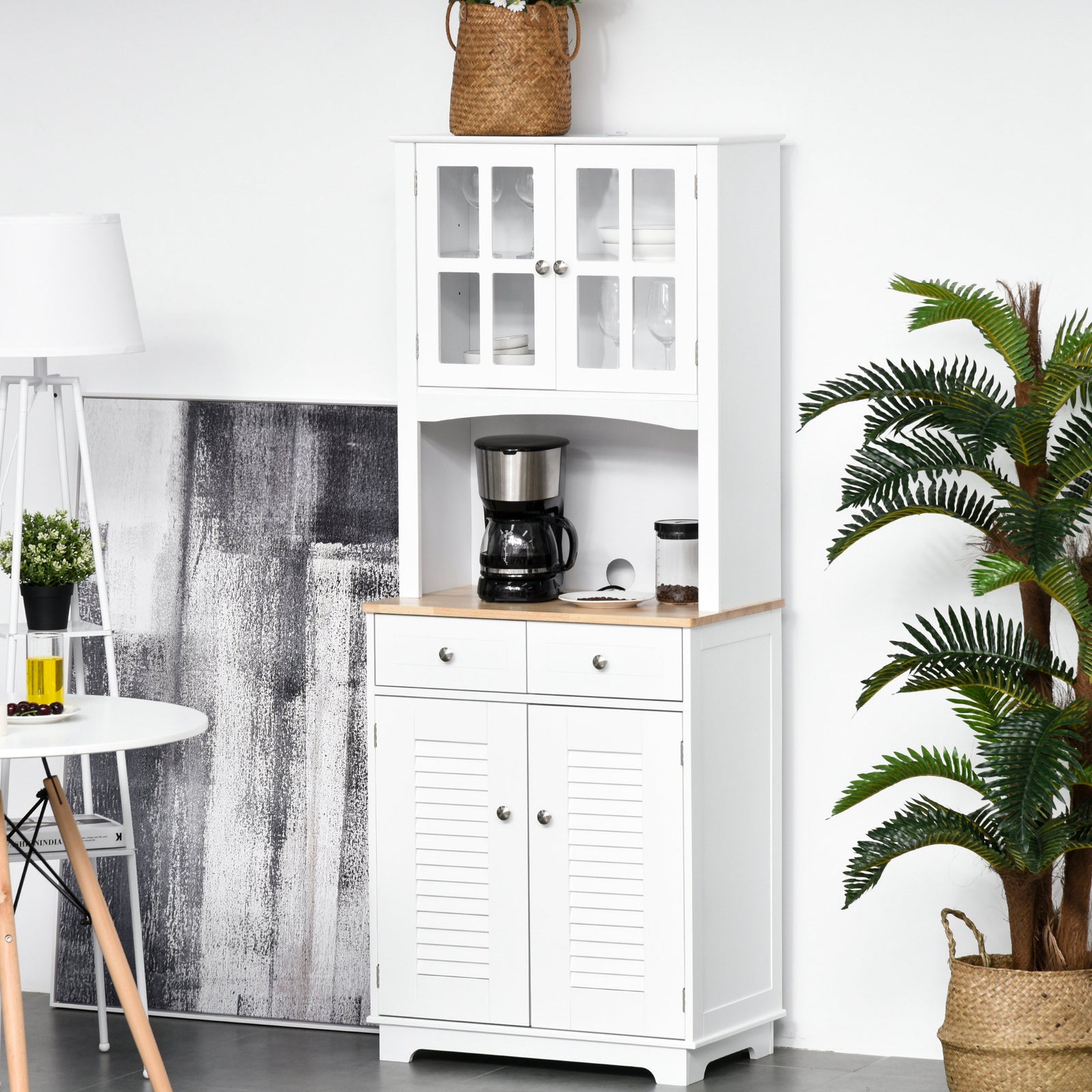 Kitchen Cupboard Storage Cabinet   Adjustable Shelves