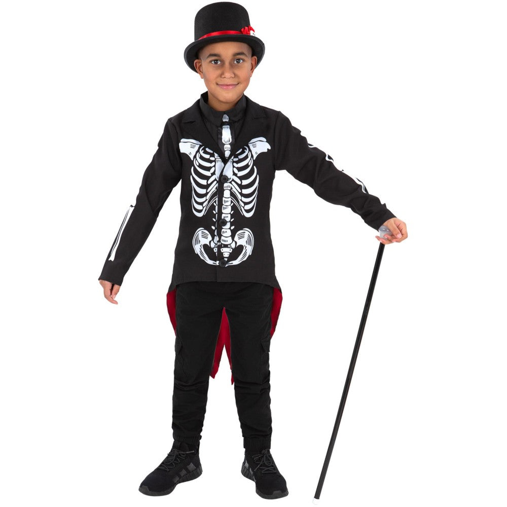 Day Of The Dead Senor Skeleton Costume | Age 7-9