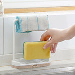 Hanging Bathroom Kitchen Sinktidy Box Hot Rag Storage Rack, Beige