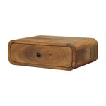 Solid Wood Avora Wall-mounted Oak-ish 1 Drawer Nightstand