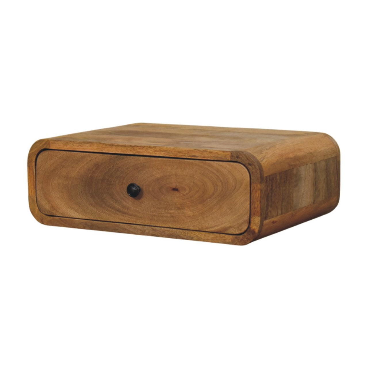 Solid Wood Avora Wall-mounted Oak-ish 1 Drawer Nightstand