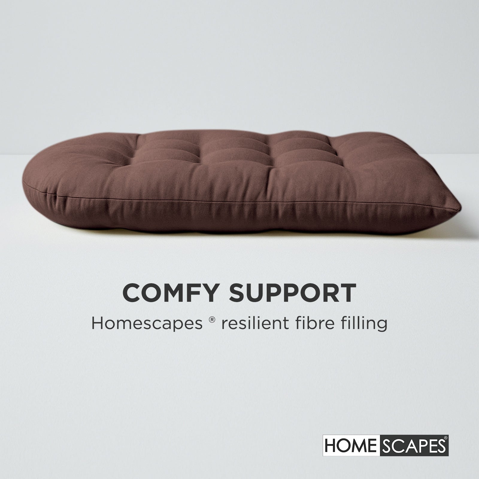 Luxury Garden Round Egg Chair Swing Cushion, 80 X 120 Cm | One Size | Brown