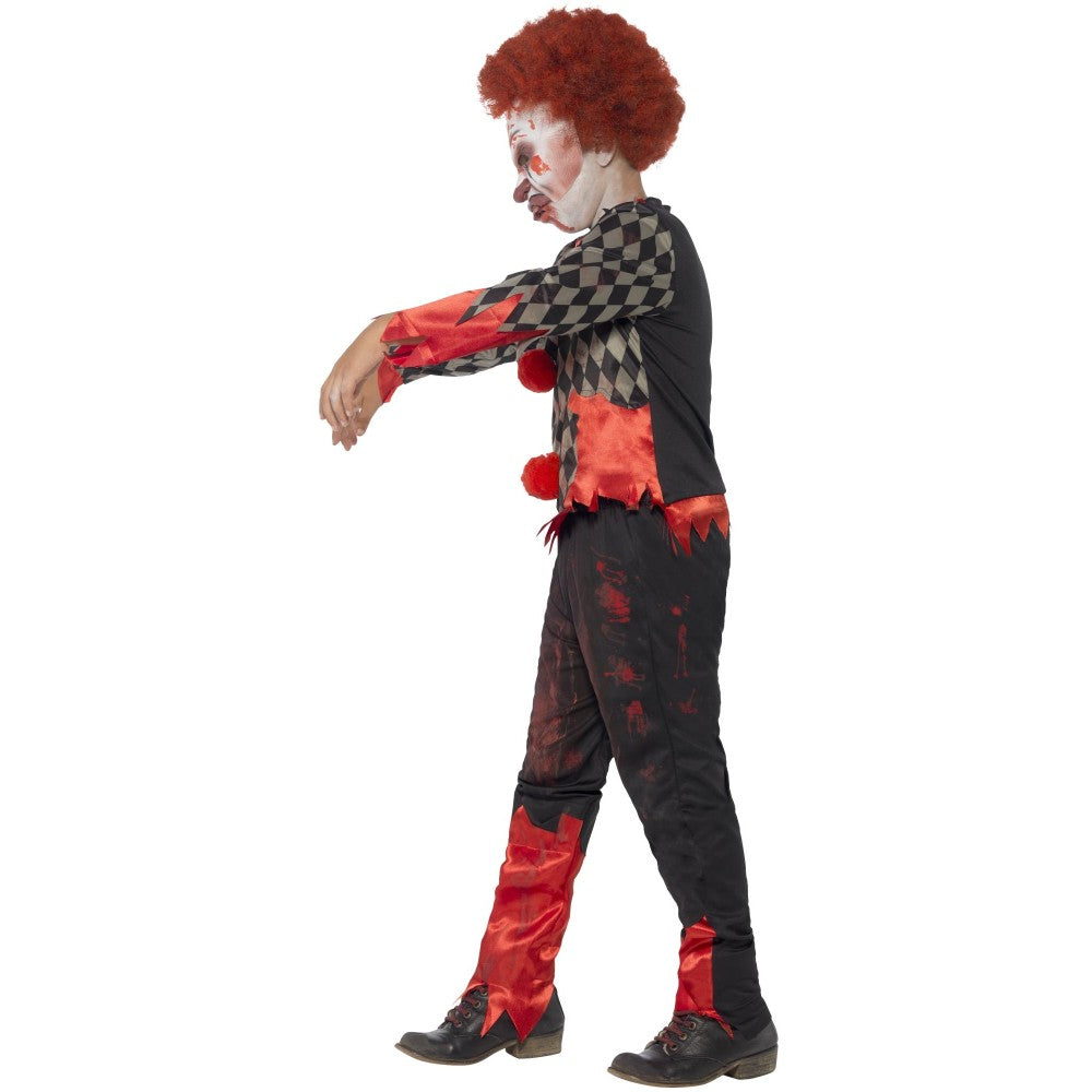 Zombie Clown Child Boy's Costume | Age 10-12
