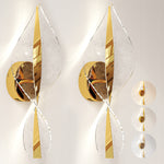 Led Wall Lamp 2 Pack, Modern Indoor Spiral Wall Light | Gold