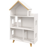 3 Tier Toy Storage Shelf W/ Six Cubes, For Playroom, Bedroom - White