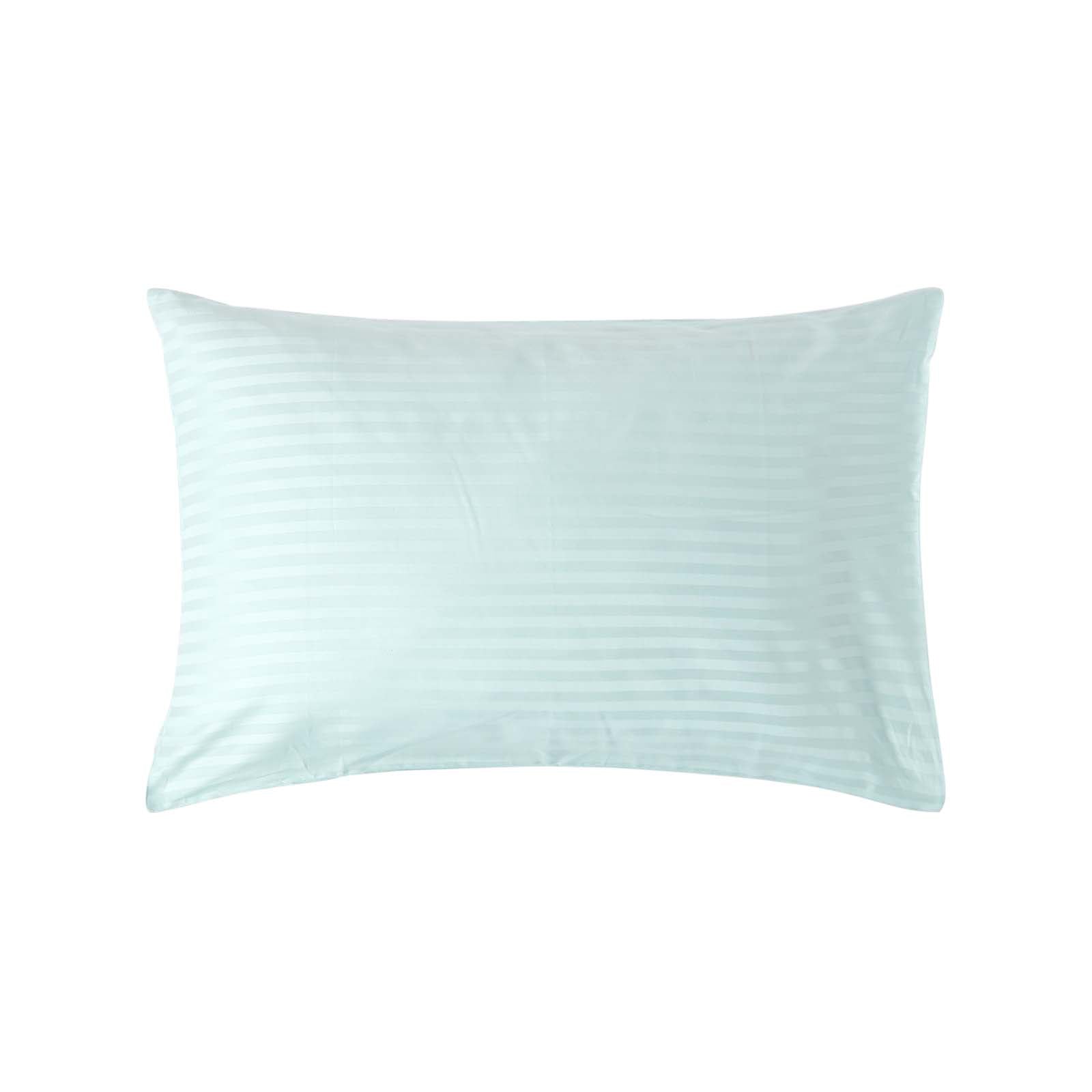 Egyptian Cotton Satin Stripe Housewife Pillowcase 330 Tc | 48 x 74cm | Blue