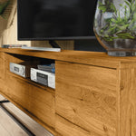 Rift Tv Unit 200cm - Oak / Rustic | Oak